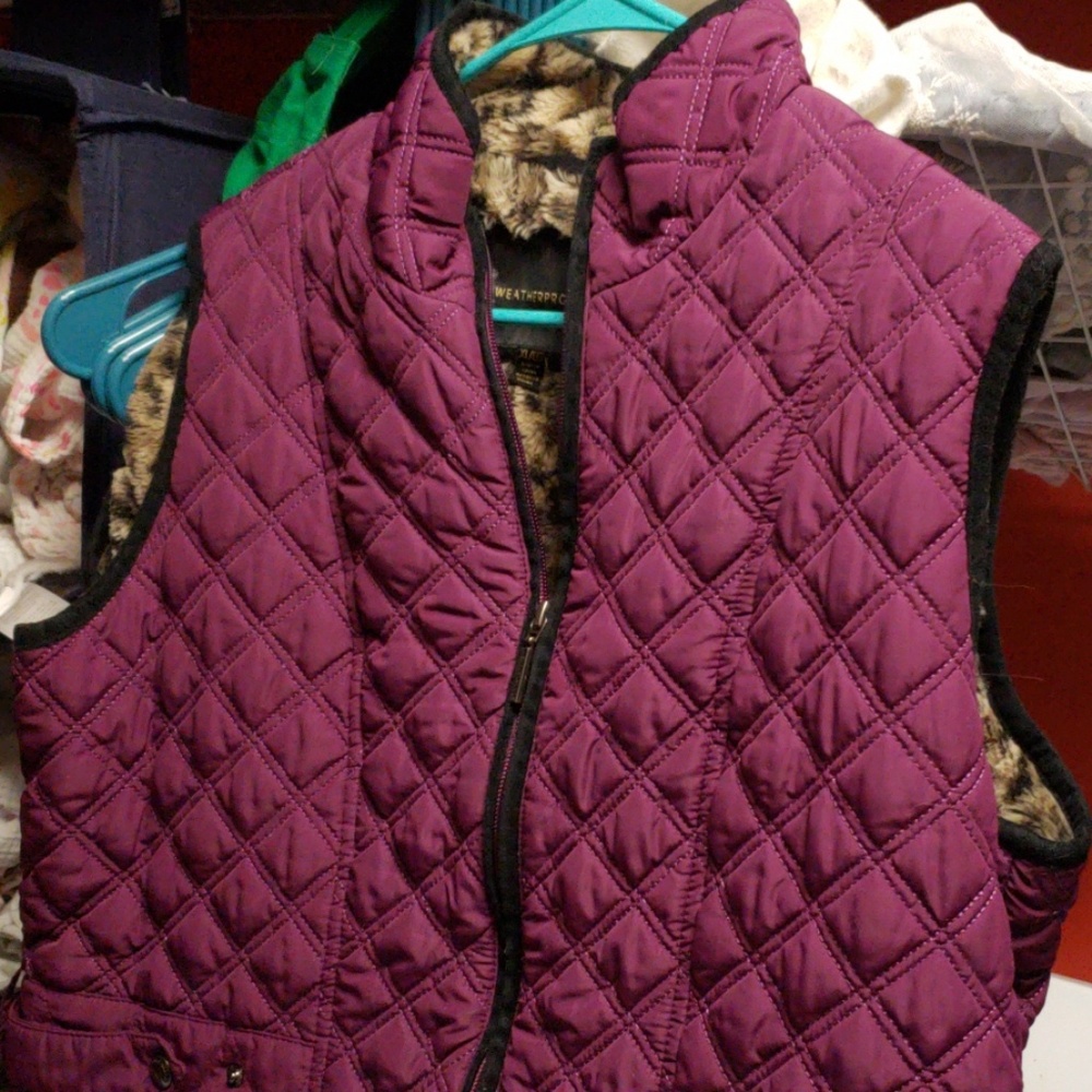 Weatherproof quilted vest